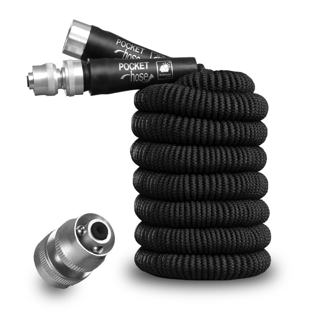 Pocket Hose Silver Bullet isolated on white background